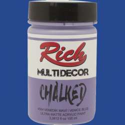 Rich - Rich Multi Decor Chalked Akrilik Boya 100ml 4554 Venedik Mavi