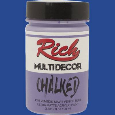 Rich Multi Decor Chalked Akrilik Boya 100ml 4554 Venedik Mavi