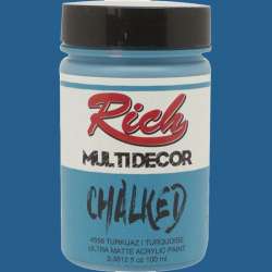 Rich - Rich Multi Decor Chalked Akrilik Boya 100ml 4558 Turkuaz