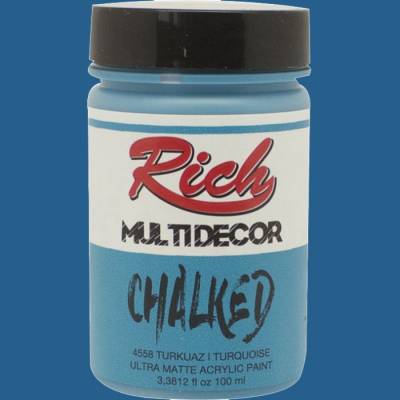 Rich Multi Decor Chalked Akrilik Boya 100ml 4558 Turkuaz