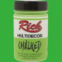 Rich - Rich Multi Decor Chalked Akrilik Boya 100ml 4564 Yaz Yeşili