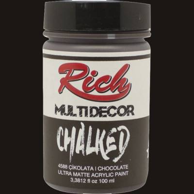 Rich Multi Decor Chalked Akrilik Boya 100ml 4588 Çikolata