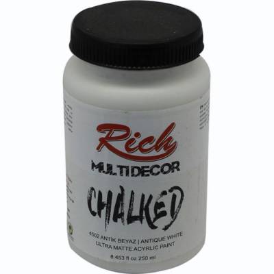 Rich Multi Decor Chalked Akrilik Boya 250ml 4502 Antik Beyaz