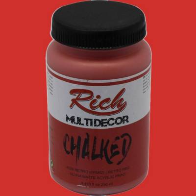 Rich Multi Decor Chalked Akrilik Boya 250ml 4528 Retro Kırmızı