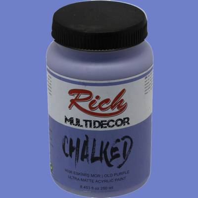 Rich Multi Decor Chalked Akrilik Boya 250ml 4536 Eskimiş Mor