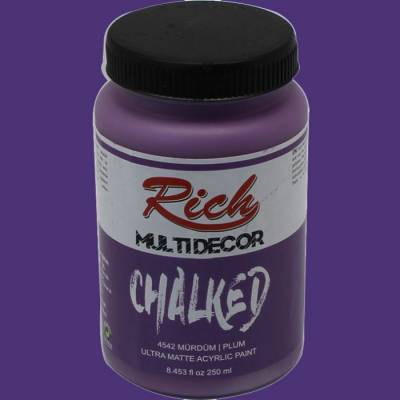 Rich Multi Decor Chalked Akrilik Boya 250ml 4542 Mürdüm