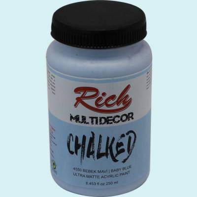 Rich Multi Decor Chalked Akrilik Boya 250ml 4550 Bebek Mavi