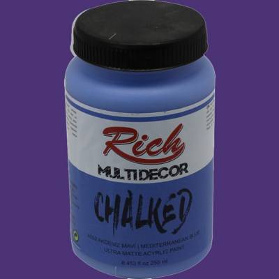 Rich Multi Decor Chalked Akrilik Boya 250ml 4552 Akdeniz Mavi