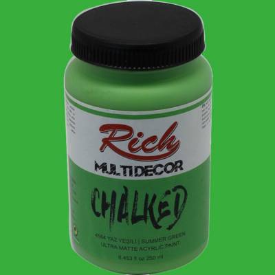 Rich Multi Decor Chalked Akrilik Boya 250ml 4564 Yaz Yeşili