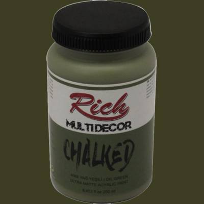 Rich Multi Decor Chalked Akrilik Boya 250ml 4568 Yağ Yeşili