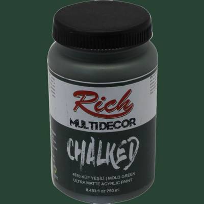 Rich Multi Decor Chalked Akrilik Boya 250ml 4570 Küf Yeşili