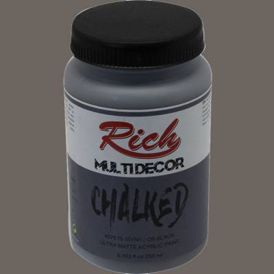 Rich Multi Decor Chalked Akrilik Boya 250ml 4576 İs Siyah