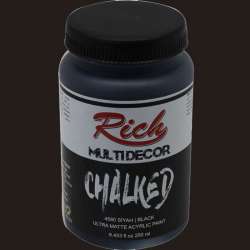 Rich - Rich Multi Decor Chalked Akrilik Boya 250ml 4580 Siyah