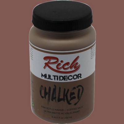 Rich Multi Decor Chalked Akrilik Boya 250ml 4584 Sütlü Kahve