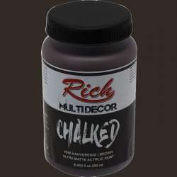 Rich - Rich Multi Decor Chalked Akrilik Boya 250ml 4586 Kahverengi