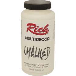 Rich - Rich Multi Decor Chalked Akrilik Boya 500ml 4504 Eskimiş Beyaz