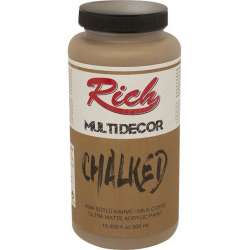 Rich - Rich Multi Decor Chalked Akrilik Boya 500ml 4584 Sütlü Kahve