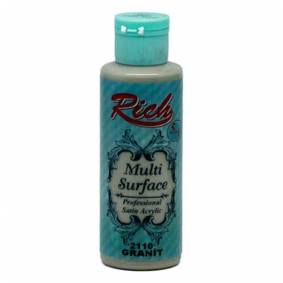 Rich Multi Surface Akrilik Boya 120ml 2110 Granit