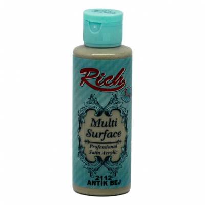 Rich Multi Surface Akrilik Boya 120ml 2112 Antik Bej