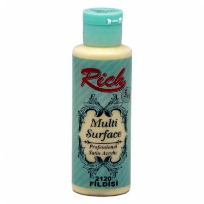 Rich Multi Surface Akrilik Boya 120ml 2120 Fildişi