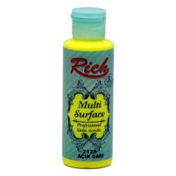 Rich - Rich Multi Surface Akrilik Boya 120ml 2128 Açık Sarı