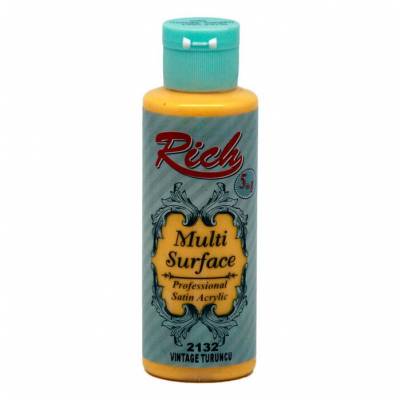 Rich Multi Surface Akrilik Boya 120ml 2132 Vıntage Turuncu