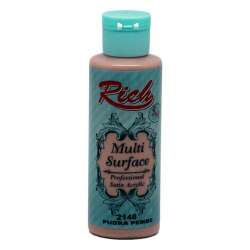 Rich - Rich Multi Surface Akrilik Boya 120ml 2148 Pudra Pembe