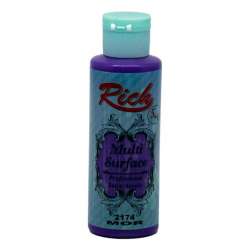 Rich - Rich Multi Surface Akrilik Boya 120ml 2174 Mor