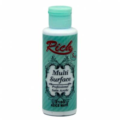 Rich Multi Surface Akrilik Boya 120ml 2180 Alıce Mavi