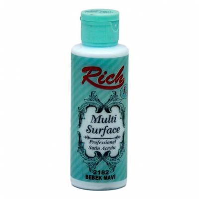 Rich Multi Surface Akrilik Boya 120ml 2182 Bebek Mavi