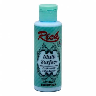 Rich Multi Surface Akrilik Boya 120ml 2184 Bodrum Mavi