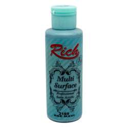 Rich - Rich Multi Surface Akrilik Boya 120ml 2189 Ege Mavi