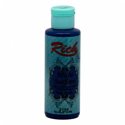 Rich Multi Surface Akrilik Boya 120ml 2194 Safir