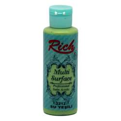 Rich - Rich Multi Surface Akrilik Boya 120ml 2212 Su Yeşili