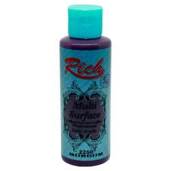 Rich - Rich Multi Surface Akrilik Boya 120ml 2250 Mürdüm