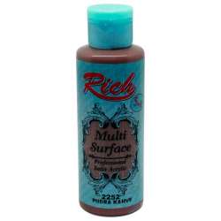 Rich - Rich Multi Surface Akrilik Boya 120ml 2252 Pudra Kahve