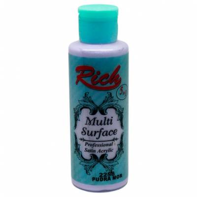 Rich Multi Surface Akrilik Boya 120ml 2258 Pudra Mor