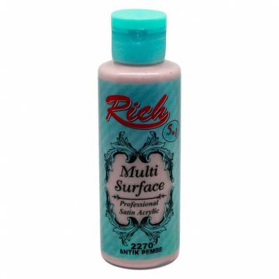 Rich Multi Surface Akrilik Boya 120ml 2270 Antik Pembe