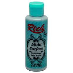 Rich - Rich Multi Surface Akrilik Boya 120ml 2288 Gri Yeşil