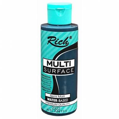 Rich Multi Surface Akrilik Boya 120ml 2322 Atlantis