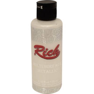 Rich Multi Surface Metalik Her Yüzey İçin Akrilik Boya 120ml 6500 İnci