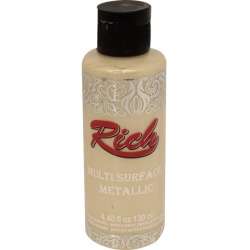 Rich - Rich Multi Surface Metalik Her Yüzey İçin Akrilik Boya 120ml 6514 Krem