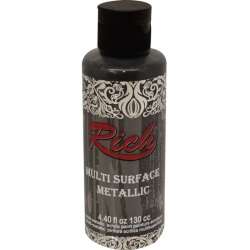 Rich - Rich Multi Surface Metalik Her Yüzey İçin Akrilik Boya 120ml 6520 Siyah