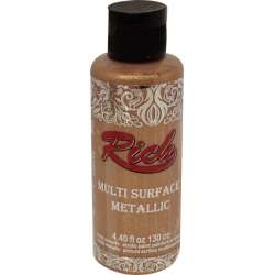 Rich - Rich Multi Surface Metalik Her Yüzey İçin Akrilik Boya 120ml 6524 Bronz