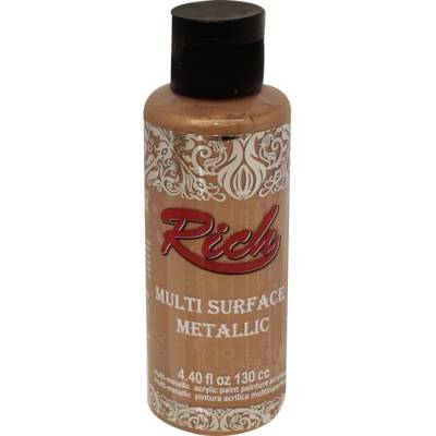 Rich Multi Surface Metalik Her Yüzey İçin Akrilik Boya 120ml 6524 Bronz