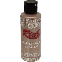 Rich - Rich Multi Surface Metalik Her Yüzey İçin Akrilik Boya 120ml 6526 Latte