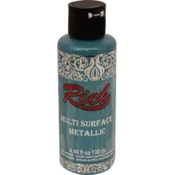 Rich - Rich Multi Surface Metalik Her Yüzey İçin Akrilik Boya 120ml 6532 Turkuaz