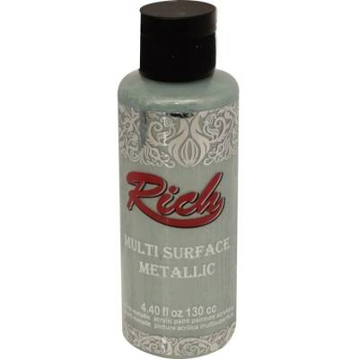 Rich Multi Surface Metalik Her Yüzey İçin Akrilik Boya 120ml 6534 Su Yeşili