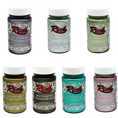 Rich Multi Surface Titanium Metalik Boya 90ml - 1