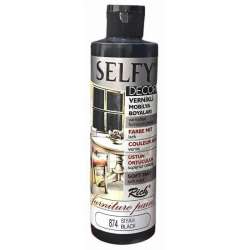 Rich - Rich Selfy Decor Vernikli Boya 240cc 874 Siyah